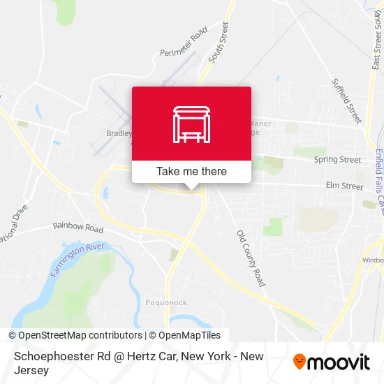 Mapa de Schoephoester Rd @ Hertz Car