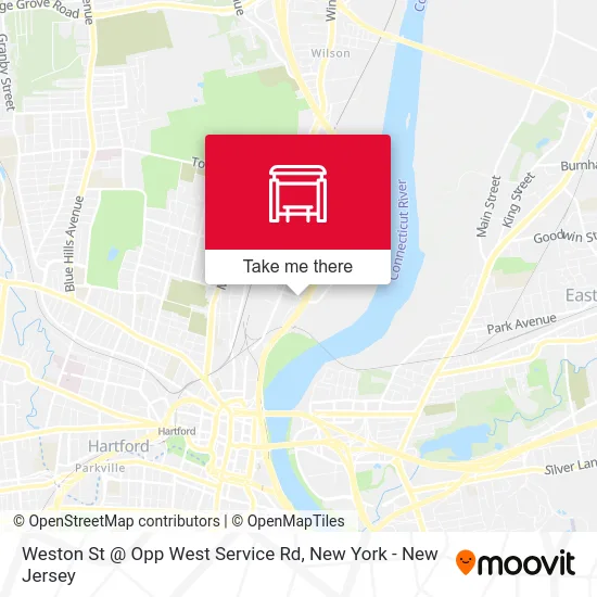 Weston St @ Opp West Service Rd map