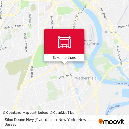 Mapa de Silas Deane Hwy @ Jordan Ln