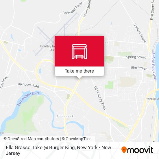 Ella Grasso Tpke @ Burger King map