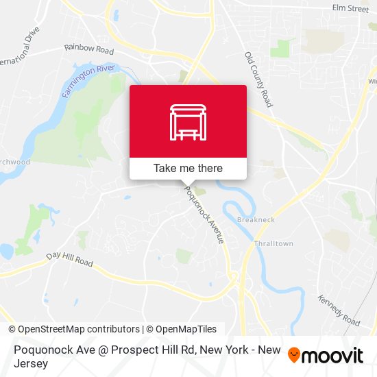 Poquonock Ave @ Prospect Hill Rd map