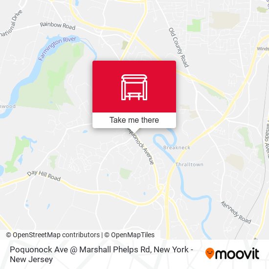 Poquonock Ave @ Marshall Phelps Rd map