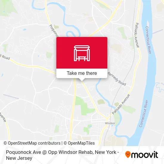Poquonock Ave @ Opp Windsor Rehab map