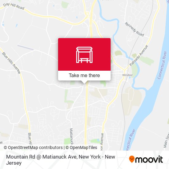 Mountain Rd @ Matianuck Ave map