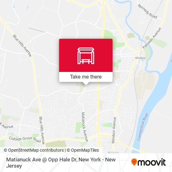 Matianuck Ave @ Opp Hale Dr map
