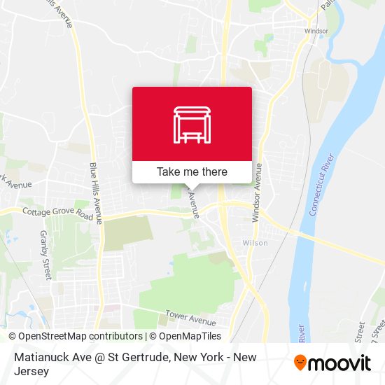 Mapa de Matianuck Ave @ St Gertrude