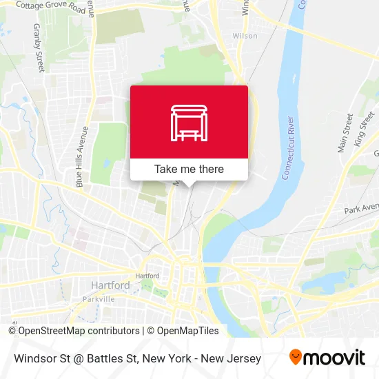 Windsor St @ Battles St map