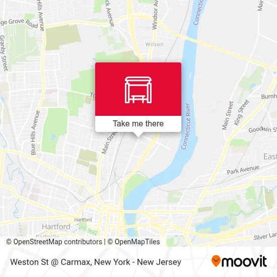 Weston St @ Carmax map