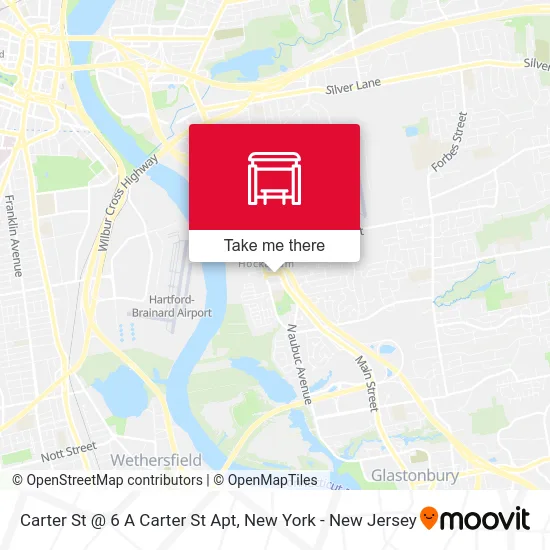 Carter St @ 6 A Carter St Apt map