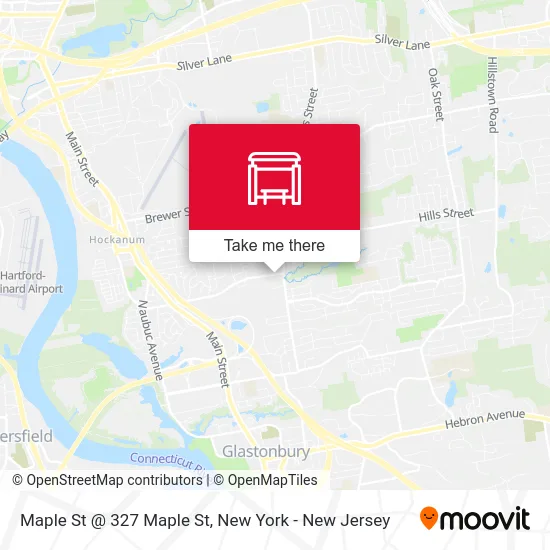 Maple St @ 327 Maple St map