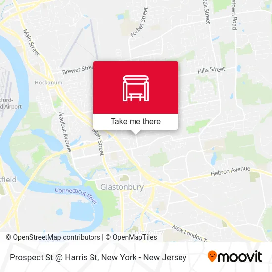 Prospect St @ Harris St map