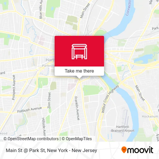 Main St @ Park St map