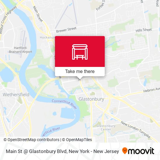 Main St @ Glastonbury Blvd map