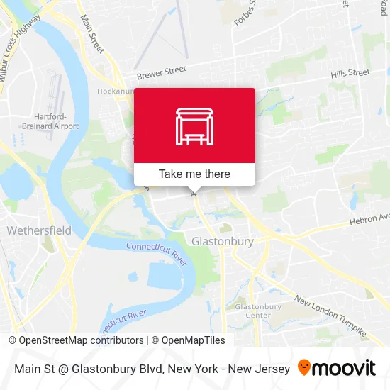 Main St @ Glastonbury Blvd map