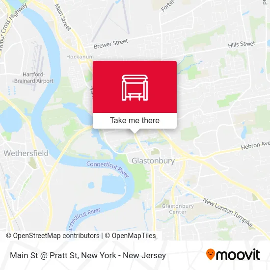 Main St @ Pratt St map