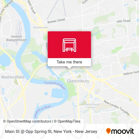 Main St @ Opp Spring St map