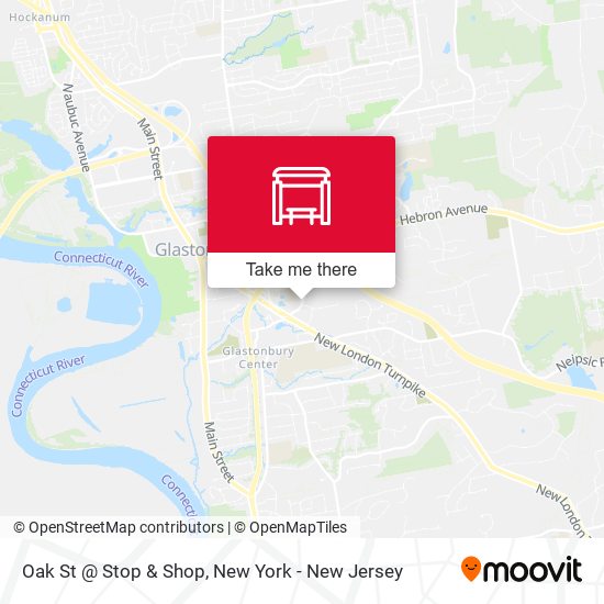 Mapa de Oak St @ Stop & Shop