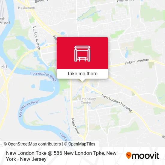 New London Tpke @ 586 New London Tpke map