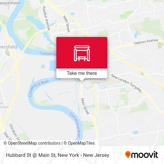 Hubbard St @ Main St map