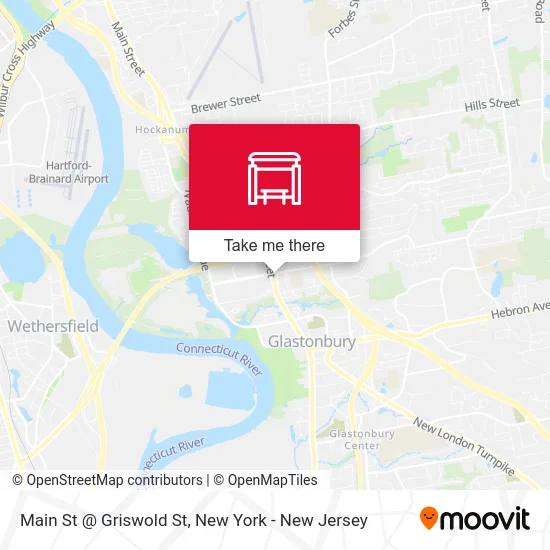 Main St @ Griswold St map