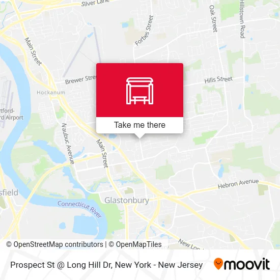 Prospect St @ Long Hill Dr map