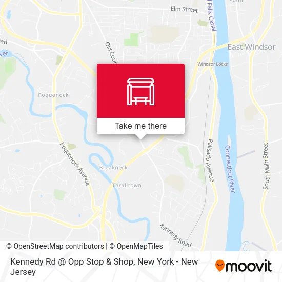 Kennedy Rd @ Opp Stop & Shop map