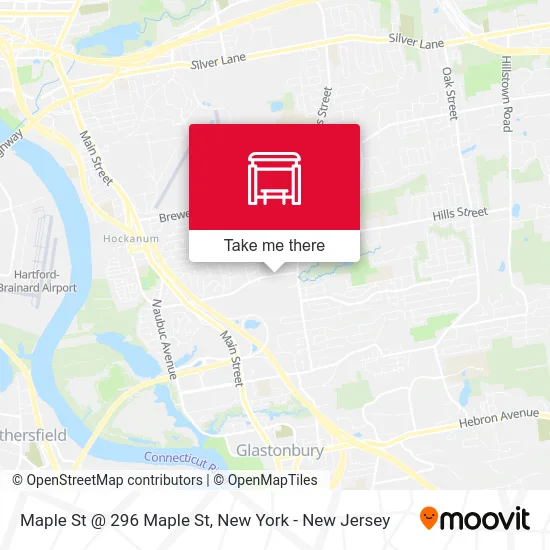 Maple St @ 296 Maple St map