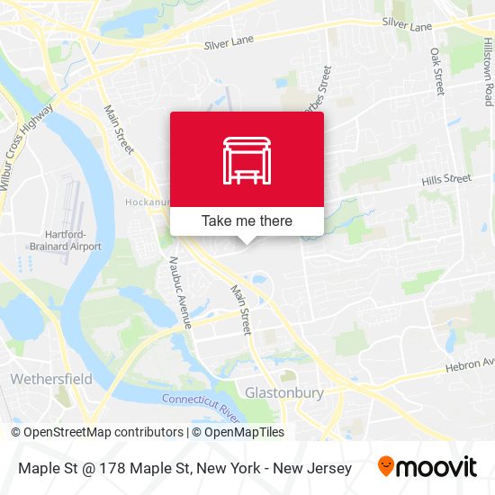 Maple St @ 178 Maple St map