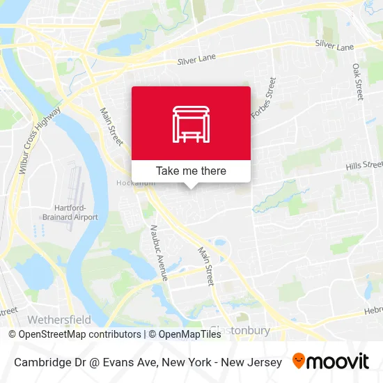 Cambridge Dr @ Evans Ave map