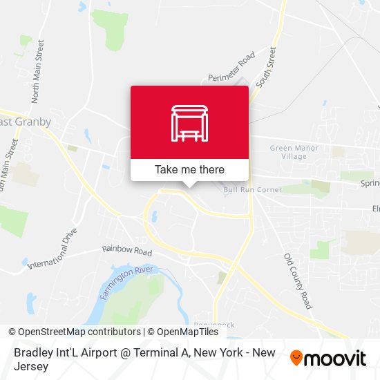 Bradley Int'L Airport @ Terminal A map