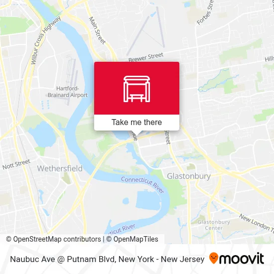 Naubuc Ave @ Putnam Blvd map