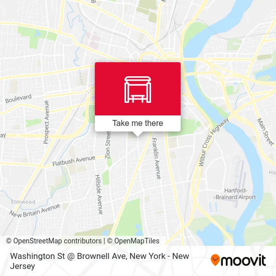 Washington St @ Brownell Ave map