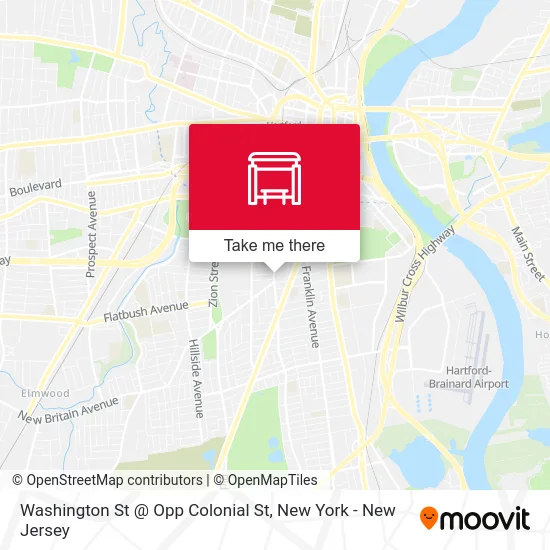 Washington St @ Opp Colonial St map