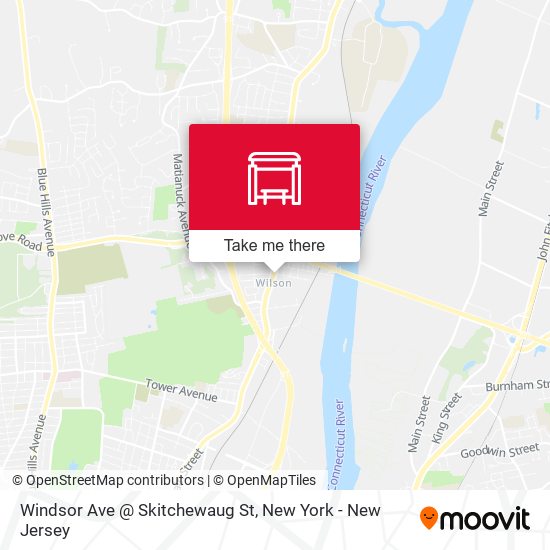 Mapa de Windsor Ave @ Skitchewaug St