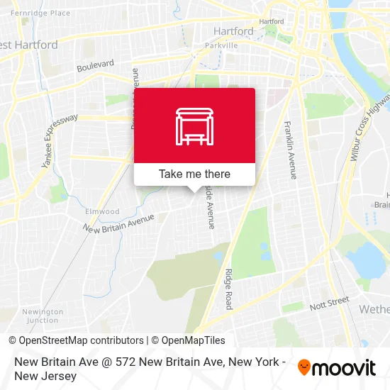 New Britain Ave @ 572 New Britain Ave map