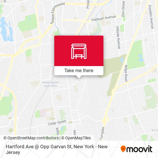 Mapa de Hartford Ave @ Opp Garvan St