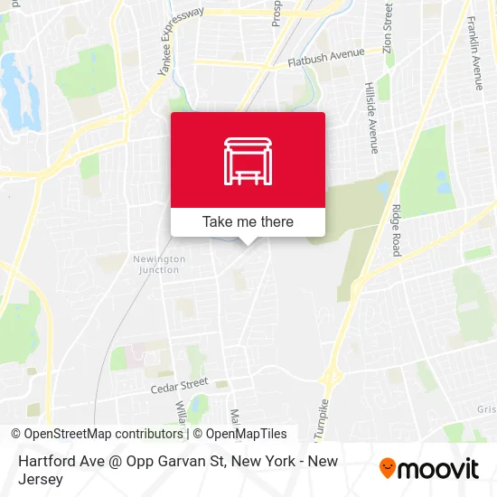 Hartford Ave @ Opp Garvan St map