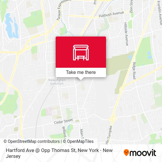 Hartford Ave @ Opp Thomas St map