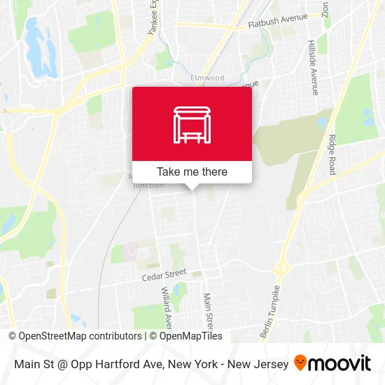 Main St @ Opp Hartford Ave map