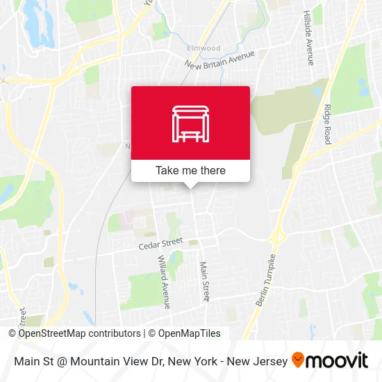 Main St @ Mountain View Dr map