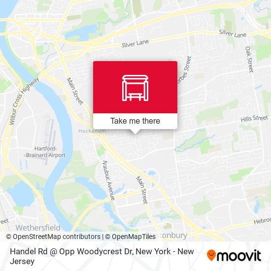 Handel Rd @ Opp Woodycrest Dr map