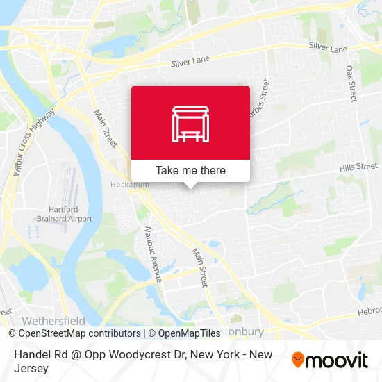 Handel Rd @ Opp Woodycrest Dr map