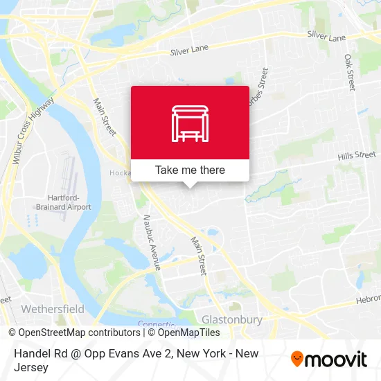 Handel Rd @ Opp Evans Ave 2 map