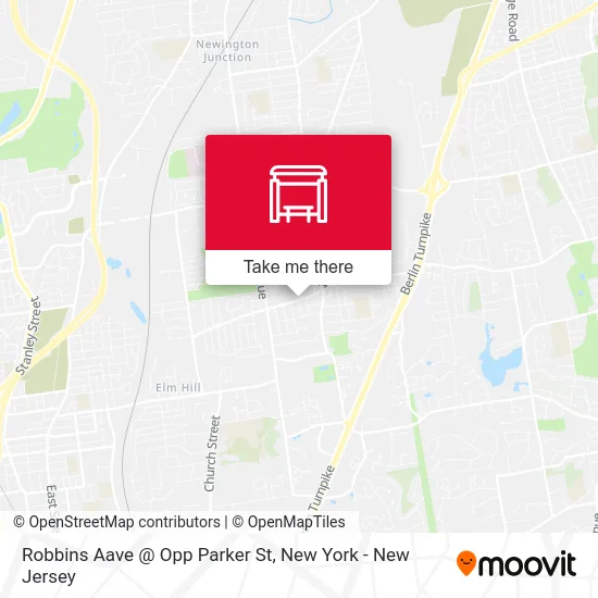 Robbins Aave @ Opp Parker St map