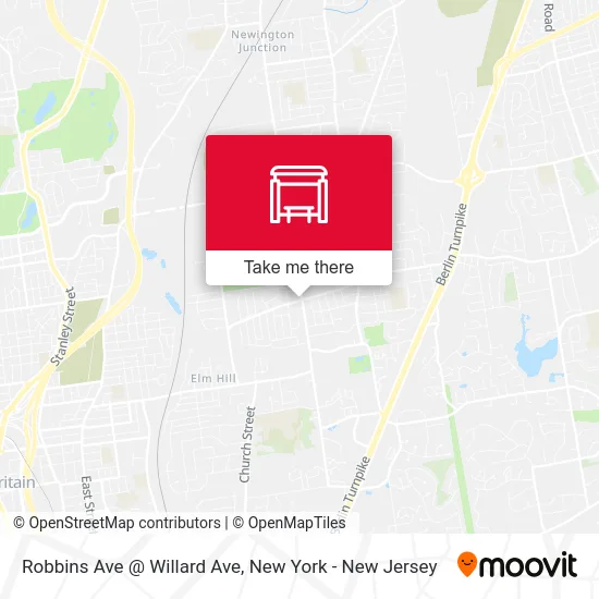 Robbins Ave @ Willard Ave map