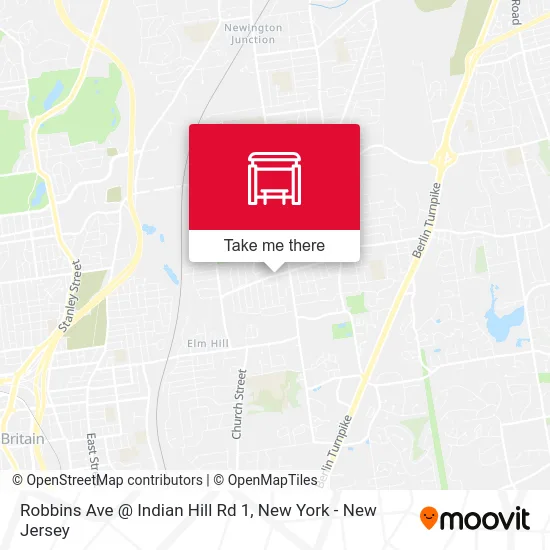 Robbins Ave @ Indian Hill Rd 1 map