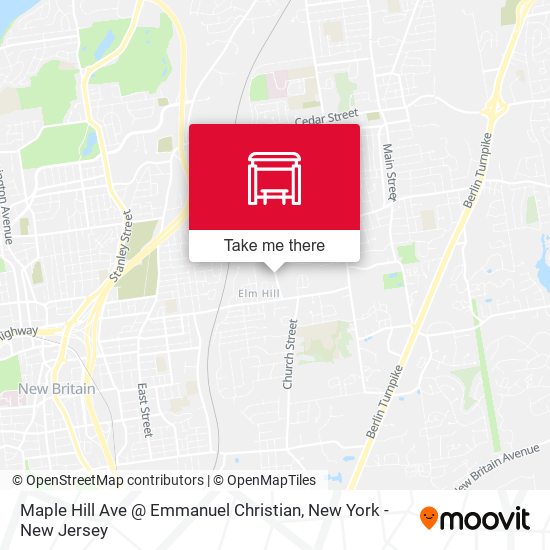 Mapa de Maple Hill Ave @ Emmanuel Christian