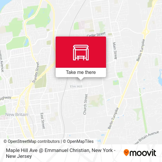 Maple Hill Ave @ Emmanuel Christian map