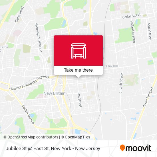 Mapa de Jubilee St @ East St