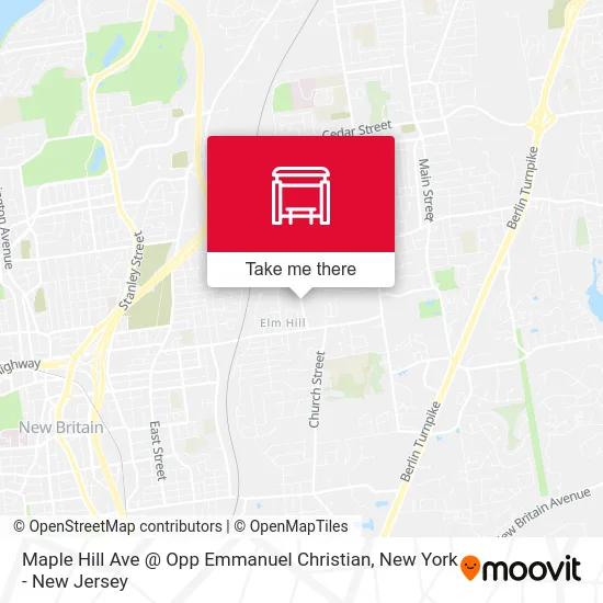 Maple Hill Ave @ Opp Emmanuel Christian map